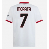 AC Milan Alvaro Morata #7 Replika Bortatröja 2024-25 Kortärmad