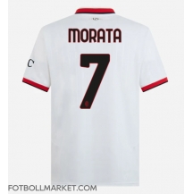 AC Milan Alvaro Morata #7 Replika Bortatröja 2024-25 Kortärmad