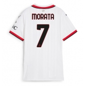 AC Milan Alvaro Morata #7 Replika Bortatröja Dam 2024-25 Kortärmad