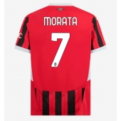 AC Milan Alvaro Morata #7 Replika Hemmatröja 2024-25 Kortärmad