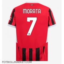 AC Milan Alvaro Morata #7 Replika Hemmatröja 2024-25 Kortärmad