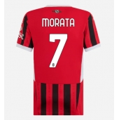 AC Milan Alvaro Morata #7 Replika Hemmatröja Dam 2024-25 Kortärmad