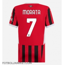 AC Milan Alvaro Morata #7 Replika Hemmatröja Dam 2024-25 Kortärmad