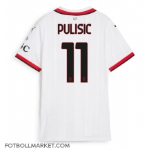 AC Milan Christian Pulisic #11 Replika Bortatröja Dam 2024-25 Kortärmad