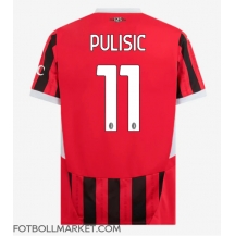 AC Milan Christian Pulisic #11 Replika Hemmatröja 2024-25 Kortärmad