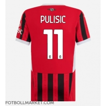 AC Milan Christian Pulisic #11 Replika Hemmatröja Dam 2024-25 Kortärmad