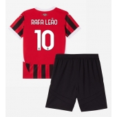 AC Milan Rafael Leao #10 Replika Hemmatröja Barn 2024-25 Kortärmad (+ byxor)