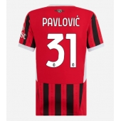 AC Milan Strahinja Pavlovic #31 Replika Hemmatröja Dam 2024-25 Kortärmad