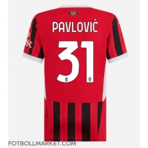 AC Milan Strahinja Pavlovic #31 Replika Hemmatröja Dam 2024-25 Kortärmad