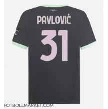 AC Milan Strahinja Pavlovic #31 Replika Tredjetröja 2024-25 Kortärmad