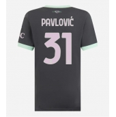 AC Milan Strahinja Pavlovic #31 Replika Tredjetröja Dam 2024-25 Kortärmad