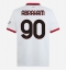 AC Milan Tammy Abraham #90 Replika Bortatröja 2024-25 Kortärmad