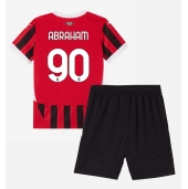 AC Milan Tammy Abraham #90 Replika Hemmatröja Barn 2024-25 Kortärmad (+ byxor)