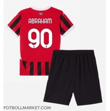 AC Milan Tammy Abraham #90 Replika Hemmatröja Barn 2024-25 Kortärmad (+ byxor)