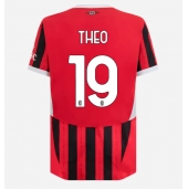 AC Milan Theo Hernandez #19 Replika Hemmatröja 2024-25 Kortärmad