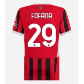 AC Milan Youssouf Fofana #29 Replika Hemmatröja Dam 2024-25 Kortärmad