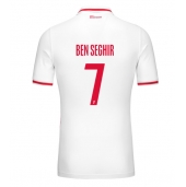 AS Monaco Eliesse Ben Seghir #7 Replika Hemmatröja 2024-25 Kortärmad