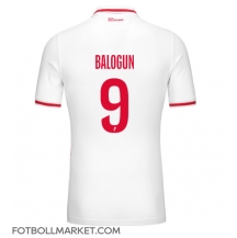 AS Monaco Folarin Balogun #9 Replika Hemmatröja 2024-25 Kortärmad