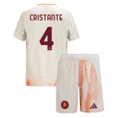 AS Roma Bryan Cristante #4 Replika Bortatröja Barn 2024-25 Kortärmad (+ byxor)