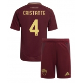 AS Roma Bryan Cristante #4 Replika Hemmatröja Barn 2024-25 Kortärmad (+ byxor)