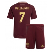 AS Roma Lorenzo Pellegrini #7 Replika Hemmatröja Barn 2024-25 Kortärmad (+ byxor)