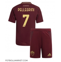 AS Roma Lorenzo Pellegrini #7 Replika Hemmatröja Barn 2024-25 Kortärmad (+ byxor)