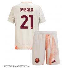 AS Roma Paulo Dybala #21 Replika Bortatröja Barn 2024-25 Kortärmad (+ byxor)