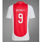 Ajax Brian Brobbey #9 Replika Hemmatröja 2024-25 Kortärmad