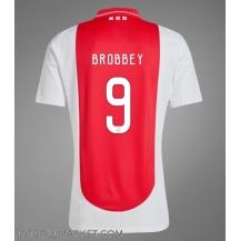 Ajax Brian Brobbey #9 Replika Hemmatröja 2024-25 Kortärmad