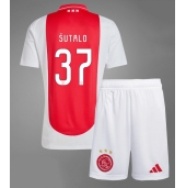 Ajax Josip Sutalo #37 Replika Hemmatröja Barn 2024-25 Kortärmad (+ byxor)