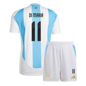 Argentina Angel Di Maria #11 Replika Hemmatröja Barn Copa America 2024 Kortärmad (+ byxor)