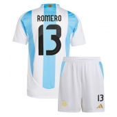 Argentina Cristian Romero #13 Replika Hemmatröja Barn Copa America 2024 Kortärmad (+ byxor)