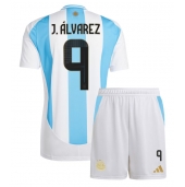 Argentina Julian Alvarez #9 Replika Hemmatröja Barn Copa America 2024 Kortärmad (+ byxor)