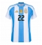 Argentina Lautaro Martinez #22 Replika Hemmatröja Copa America 2024 Kortärmad