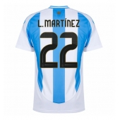 Argentina Lautaro Martinez #22 Replika Hemmatröja Copa America 2024 Kortärmad