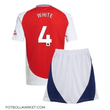 Arsenal Ben White #4 Replika Hemmatröja Barn 2024-25 Kortärmad (+ byxor)