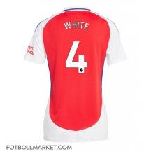 Arsenal Ben White #4 Replika Hemmatröja Dam 2024-25 Kortärmad