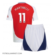 Arsenal Gabriel Martinelli #11 Replika Hemmatröja Barn 2024-25 Kortärmad (+ byxor)