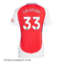 Arsenal Riccardo Calafiori #33 Replika Hemmatröja Dam 2024-25 Kortärmad