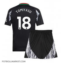 Arsenal Takehiro Tomiyasu #18 Replika Bortatröja Barn 2024-25 Kortärmad (+ byxor)