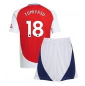 Arsenal Takehiro Tomiyasu #18 Replika Hemmatröja Barn 2024-25 Kortärmad (+ byxor)