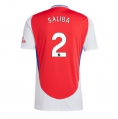 Arsenal William Saliba #2 Replika Hemmatröja 2024-25 Kortärmad