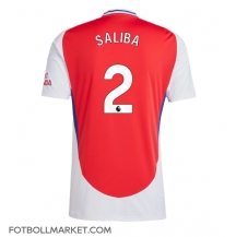 Arsenal William Saliba #2 Replika Hemmatröja 2024-25 Kortärmad