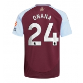 Aston Villa Amadou Onana #24 Replika Hemmatröja 2024-25 Kortärmad