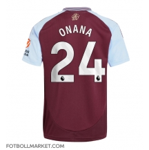 Aston Villa Amadou Onana #24 Replika Hemmatröja 2024-25 Kortärmad