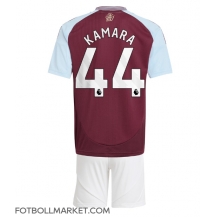 Aston Villa Boubacar Kamara #44 Replika Hemmatröja Barn 2024-25 Kortärmad (+ byxor)