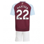 Aston Villa Ian Maatsen #22 Replika Hemmatröja Barn 2024-25 Kortärmad (+ byxor)