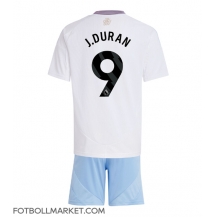 Aston Villa Jhon Duran #9 Replika Bortatröja Barn 2024-25 Kortärmad (+ byxor)