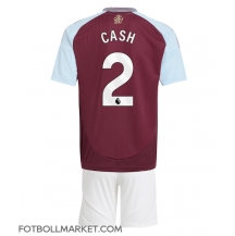 Aston Villa Matty Cash #2 Replika Hemmatröja Barn 2024-25 Kortärmad (+ byxor)