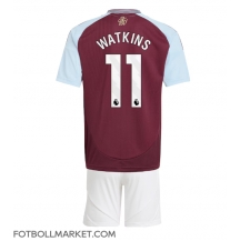 Aston Villa Ollie Watkins #11 Replika Hemmatröja Barn 2024-25 Kortärmad (+ byxor)